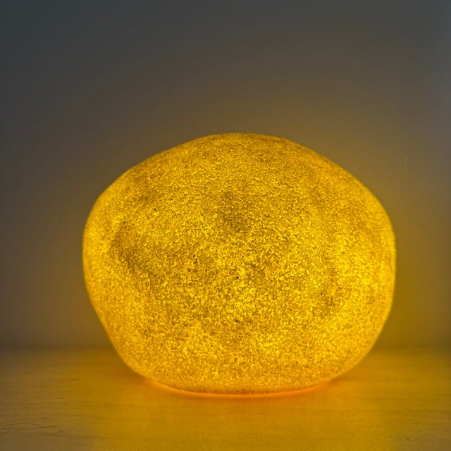 Mid-Century Modern Moon Rock Table Lamp, 1970s For Sale - Image 9 of 18