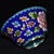Handmade Cloisonne Tea Bowl, Wire Inlaid Pink Peony on Deep Blue, Chinoiserie Decor For Sale - Image 9 of 9