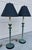 Pair of Vintage Frederick Cooper Verdigris Candlestick Buffet Table Lamps For Sale - Image 14 of 18