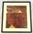 1970s C1979 Original Steven Sorman (American 1948-Present) Mixed Media Framed Collage 'Untitled Red' For Sale - Image 5 of 18