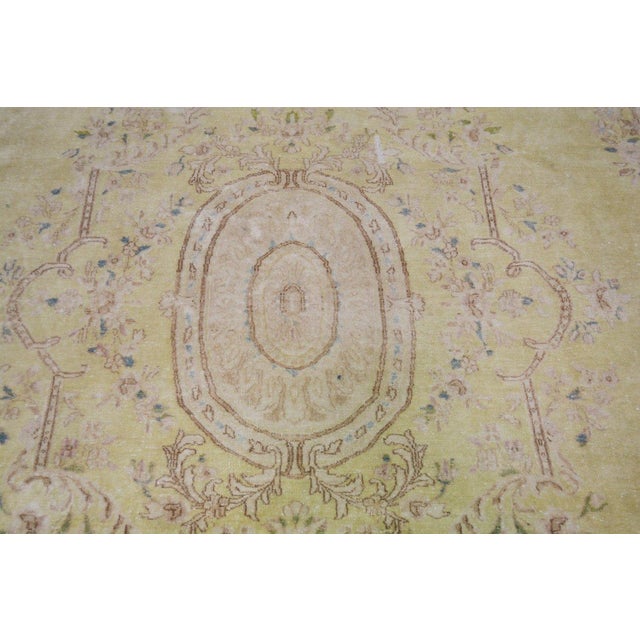 1960s Vintage Turkish Anatolian Hand Knotted Wool Rug, 9'5x14 For Sale - Image 5 of 5