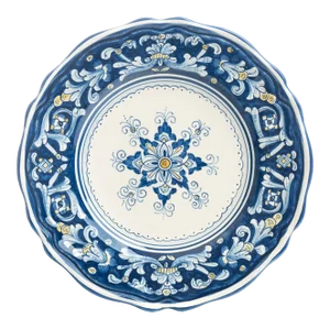Salad Plate, Full Design, Antico Deruta