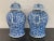 Pair of 19th Century Blue and White Lidded Temple Jars/Urns For Sale - Image 13 of 13