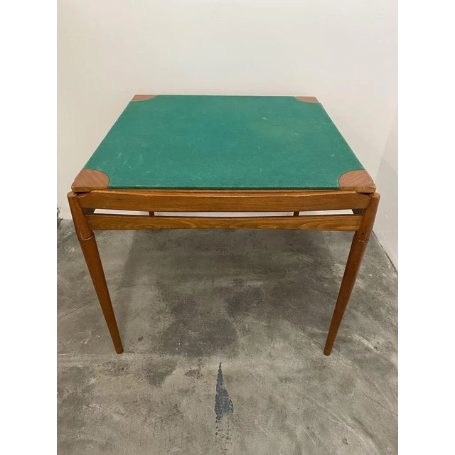 Brown Game Table from Fratelli Reguitti, 1950s For Sale - Image 8 of 8