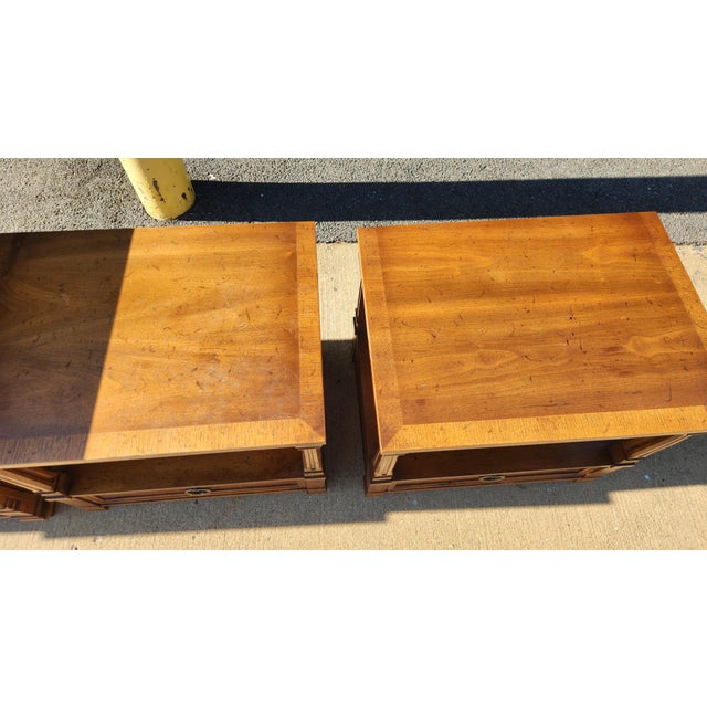 Brown Bedroom Set From Heritage Furniture For Sale - Image 8 of 15