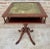 Hollywood Regency 19th Century Regency Wood Game Table with Green Leather Top, 1890s For Sale - Image 3 of 13