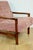 Vintage Wooden Armchair in Pink Long Hair Upholstery from Z. Bączyk, 1970s For Sale - Image 9 of 11