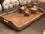 Artifacts Rattan Rectangular Serving Tray with High Handles in Honey Brown - 21" For Sale - Image 9 of 10