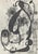 Monochrome lithograph after Joan Miró, from the album "L'Oiseau Solaire, L'Oiseau Lunaire, Etincelles" (The Sun Bird, The...