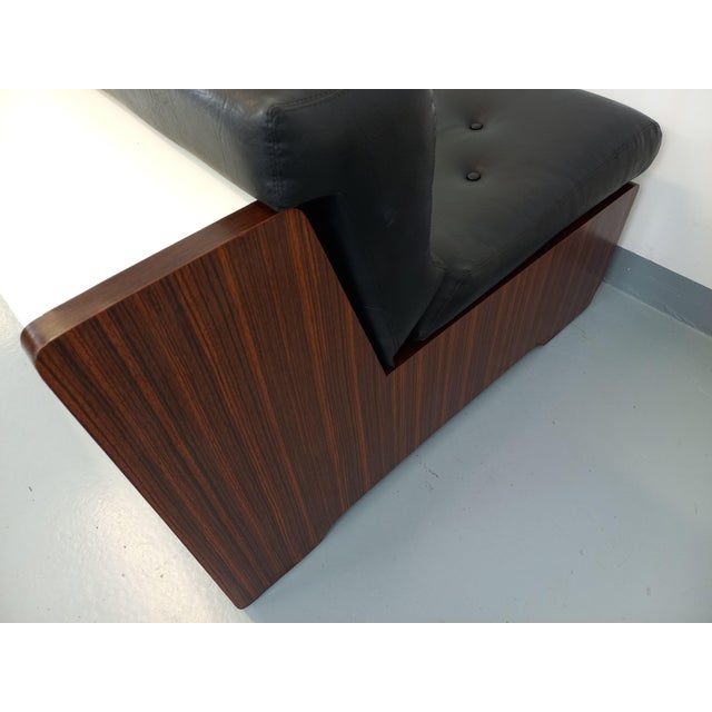 Vintage sofa bed of the 60s, Italian design Beka Tortuga Style Space Age, very rare model, white structure in fiberglass...