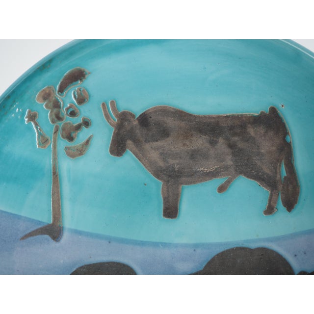 Original Ceramic Bulls Plate by Pablo Picasso for Madoura For Sale - Image 11 of 13