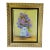 VTG Floral Still Life Canvas Painting Ornate Gilt Frame 16x12 Bouquet Signed For Sale
