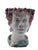Handcrafted Ceramic Planters in the shape of Heads, Italy, 1950s, Set of 2 For Sale - Image 4 of 15