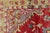 Antique Turkish Oushak Medallion Rug in Red, Lime Green, Gray & Light Blue For Sale - Image 9 of 11