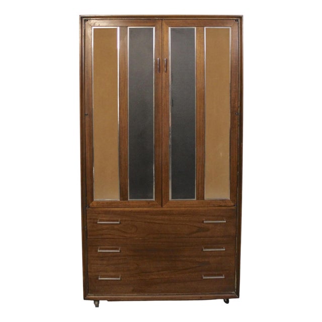 Mid-Century Armoire Style Cabinet by Lane Furniture For Sale
