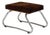 Mid-Century Ottoman with Chrome Details and Hidden Steps, 1960s For Sale