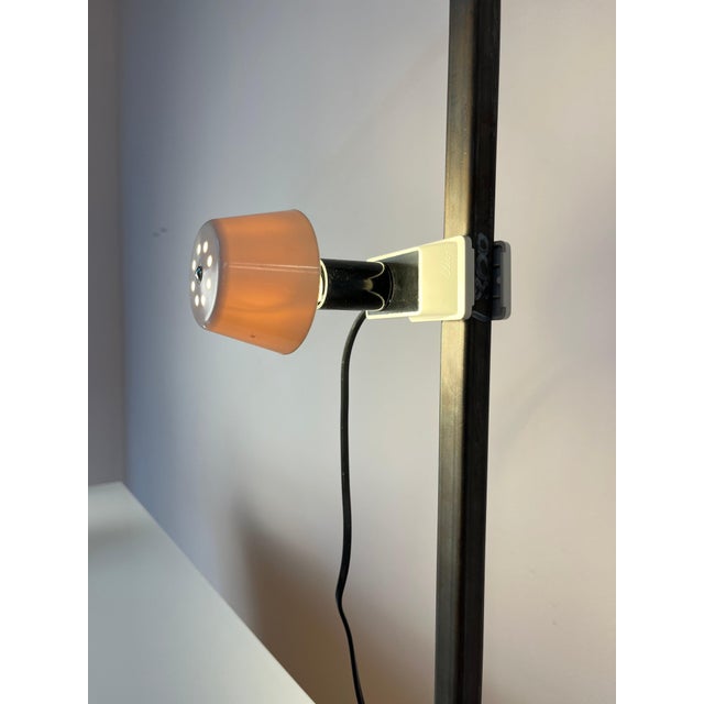 Metal White Clamp Lamp with Metal Shade from Elios For Sale - Image 7 of 11