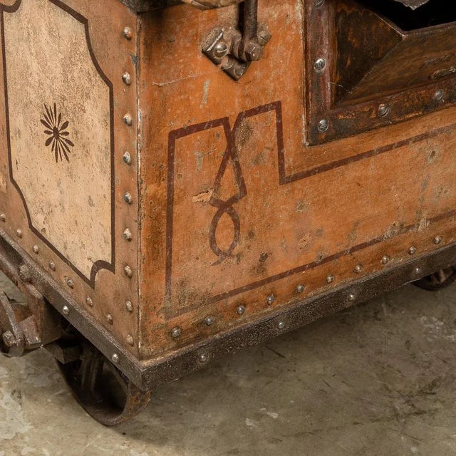 19th Century Victorian Freight Carriage with Oak Top, 1880s For Sale - Image 14 of 18