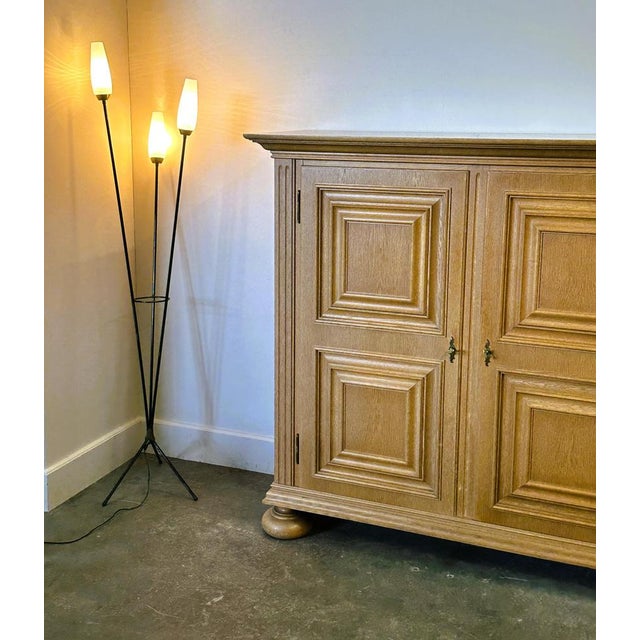 Mid-Century Brutalist Sideboard in Oak For Sale - Image 6 of 15