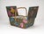 Black Mid-Century Sewing Basket with Bamboo Handle & Floral Decor, 1970s For Sale - Image 8 of 18