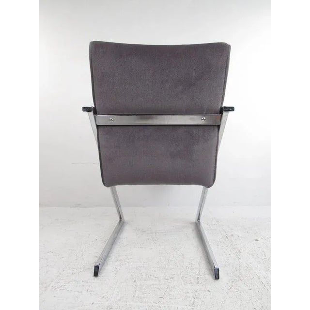 1970s Set of Four Dining Chairs by Milo Baughman for Design Institute of America For Sale - Image 5 of 6