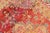 Antique Turkish Oushak Medallion Rug in Red, Lime Green, Gray & Light Blue For Sale - Image 11 of 11