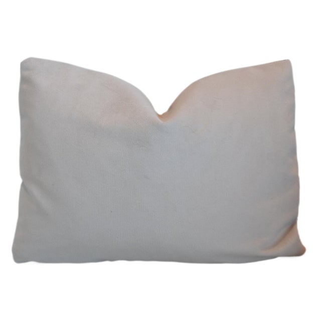 2020s Designer Italian Scalamandre Old World Weavers Botanical Feather/Down Pillow For Sale - Image 5 of 6