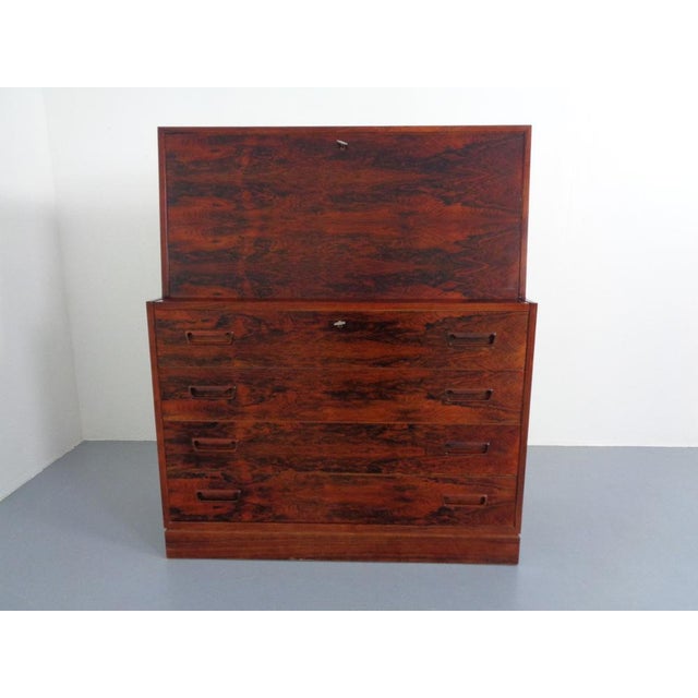 Danish Rosewood Secretary by Arne Wahl Iversen for Winning Mobelfabrik, 1960s For Sale - Image 13 of 18