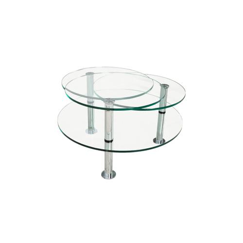 Ronald Schmitt K 180 Coffee Table in Glass and Chrome from Ronald Schmitt For Sale - Image 4 of 11
