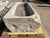 19th Century 19th Century French Limestone Trough Basin With Iron Horse Tie Rings, Burgundy For Sale - Image 5 of 12