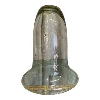 Antique French Handblown Glass Cloche For Sale