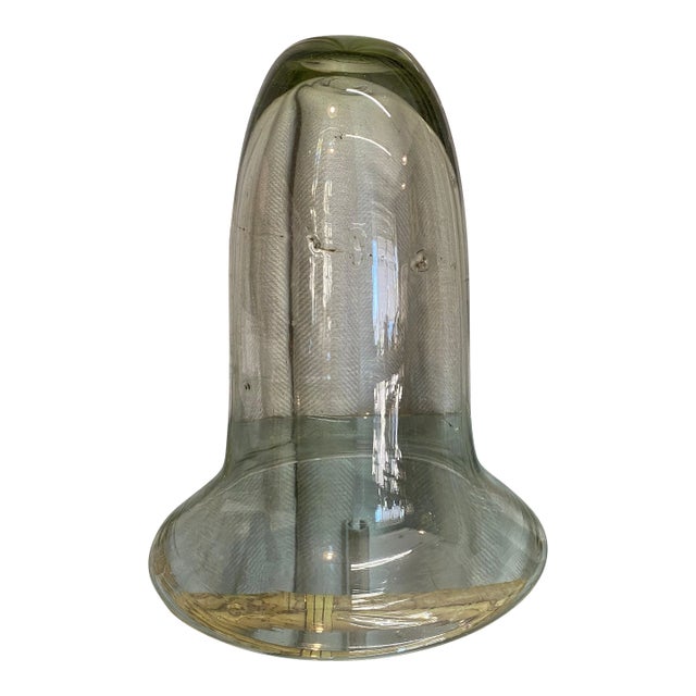 Antique French Handblown Glass Cloche For Sale