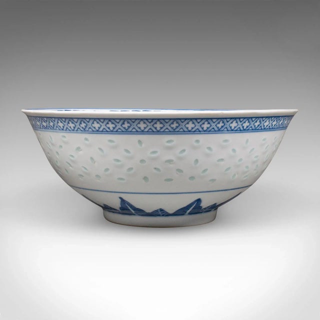 Art Deco Vintage Display Bowl, Oriental Ceramic, Decorative, Serving Dish, Art Deco, 1930 For Sale - Image 3 of 10