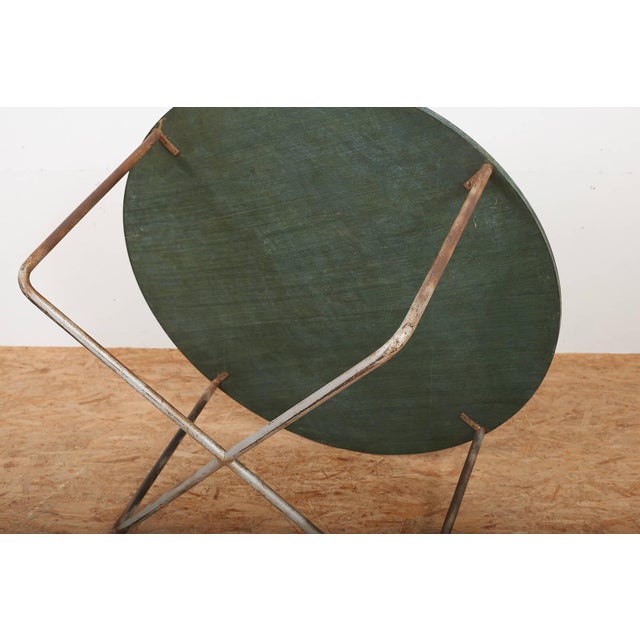 Steel Tube Table in Steel Tubes and Plywood Top For Sale - Image 9 of 14