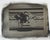 Vintage late 20th century photograph on heavy paper of winged Mercury architectural detail by Eric C. Weller (20th...