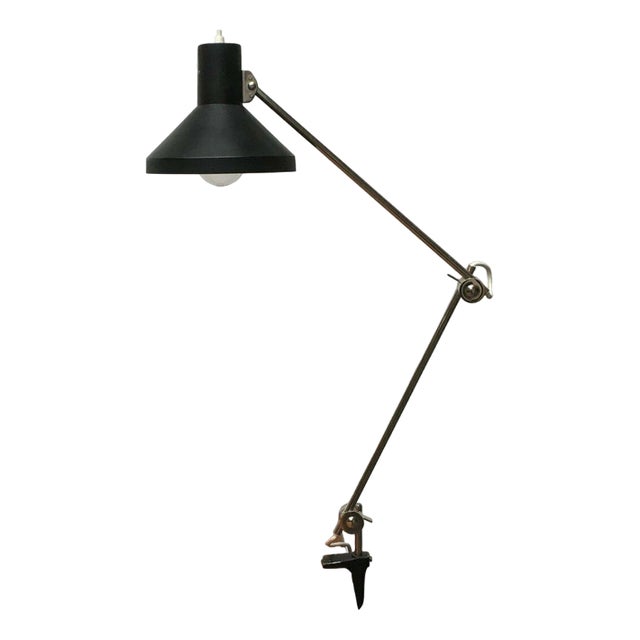 Mid-Century Model Nr. 2002 Table Clamp Lamp from Elux, 1960s, Set of 2 For Sale