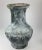 15th Century & Earlier Large Green-Glazed & Silver Overtones Pottery Jar Vase For Sale - Image 5 of 13