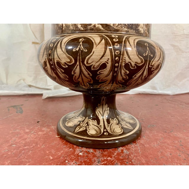 Ceramic Napoleon III Vase For Sale - Image 7 of 8