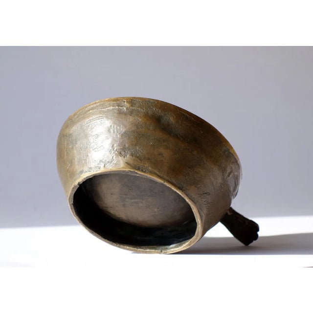 Early 20th Century Italian Bronze Sculpture Bowl with Birds by Luigi Secchi For Sale - Image 8 of 10