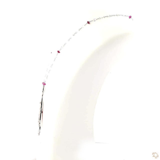 8.55 Carat Rose Cut Diamond Gold Platinum Chain Necklace For Sale - Image 4 of 9