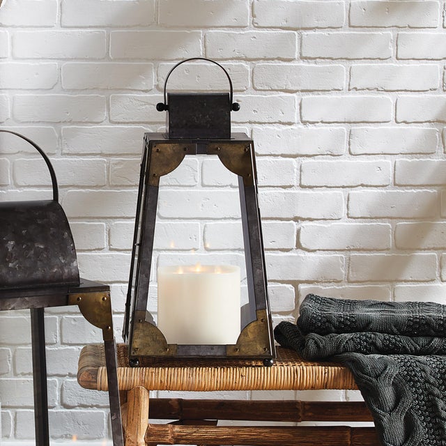 With two tones of galvanized metal, the Madera Outdoor Lanterns are a smart design. Powdercoated and fitted with a drain...