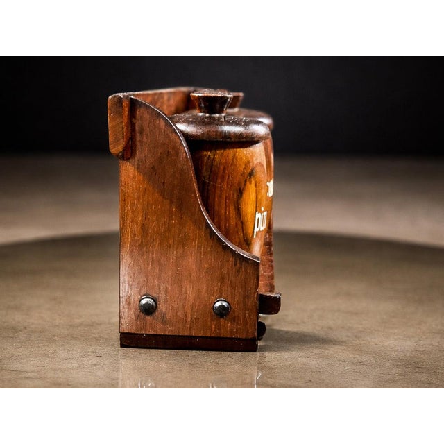 Brown Spice Rack With 3 Containers in Rosewood, Casa Finland, 1960s For Sale - Image 8 of 9