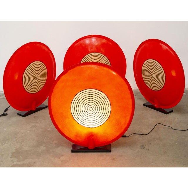 Black Fiberglass Table or Floor Lamp For Sale - Image 8 of 9