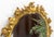 Baroque Round Oval Gold Gilt Gesso Mirror Fine Detail Flowers and Leafs For Sale - Image 3 of 9