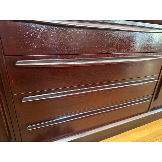 1960s Bernhard Pedersen Danish Teak Credenza | Vintage Scandinavian Sideboard For Sale In Los Angeles - Image 6 of 9