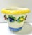 English 1970s Italian Majolica Terra Cotta Cachepot Planter With Fruit Garland For Sale - Image 3 of 12