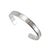 Early 21st Century Tiffany & Co. Atlas 925 Sterling Silver Roman Numeral Cuff Bangle Bracelet For Sale - Image 5 of 8