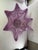 Vintage Large Vintage Lavorazione Arte Murano Purple Pink Glass 8 Point Starfish Bowl For Sale - Image 11 of 12