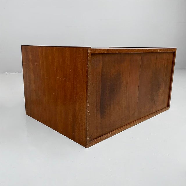 Mid-Century Modern Italian Sewing Chests in Wood from Seta Faro, 1960s, Set of 2 For Sale - Image 6 of 14