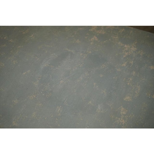 Solid Six Pillar French Country House Coffee Table in Original Paint For Sale - Image 14 of 18